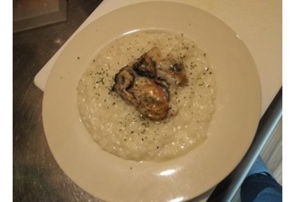 牡蠣のリゾット